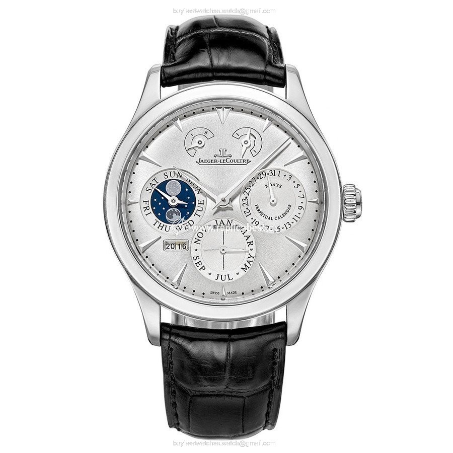 Jaeger-LeCoultre Master Eight Days Perpetual Mens watch Unisex Automatic Steel 1618420