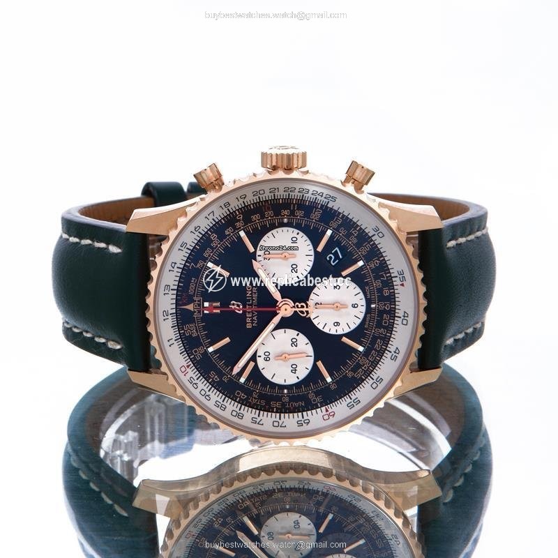 Breitling Navitimer 1 B01 Chronograph 43 Mens watch Unisex Automatic Rose gold Rb0121211b1p1