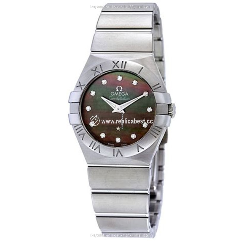 Omega Constellation Quartz Womens watch Quartz Steel 123.10.27.60.57.003