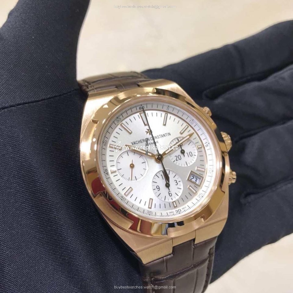 Vacheron Constantin Overseas Chronograph Mens watch Unisex Automatic Rose gold 5500V 000R-B074