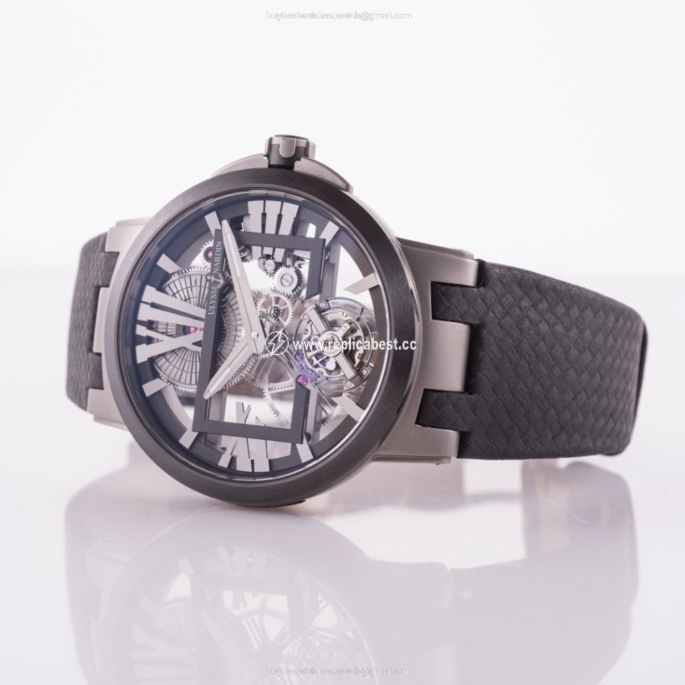 Ulysse Nardin Executive Skeleton Tourbillon Mens watch Unisex Manual winding Titanium 1713-139 43