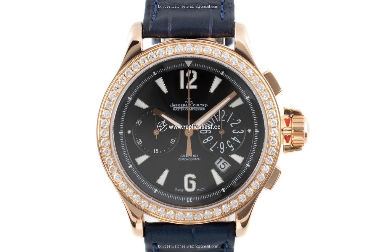 Jaeger-LeCoultre Master Compressor Chronograph Womens watch Quartz Red gold 148.2.31