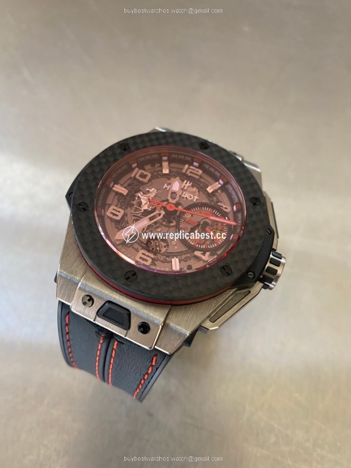 Hublot Big Bang Ferrari Mens watch Unisex Automatic Titanium 401.NQ.0123.VR