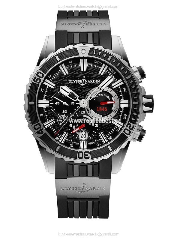 Ulysse Nardin Diver Chronograph Mens watch Unisex Automatic Steel 1503-151-3 92