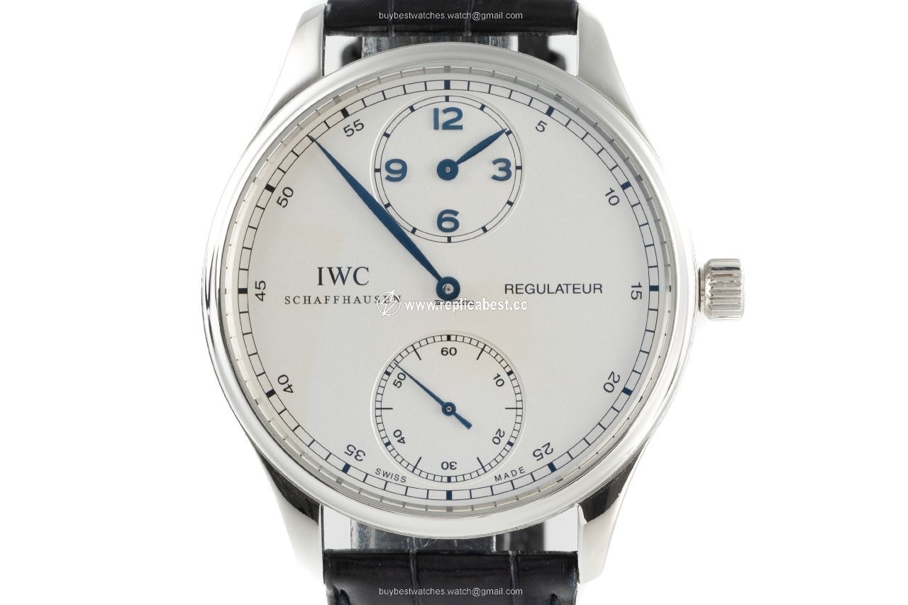 IWC Portuguese Hand-Wound Mens watch Unisex Manual winding Steel 5444
