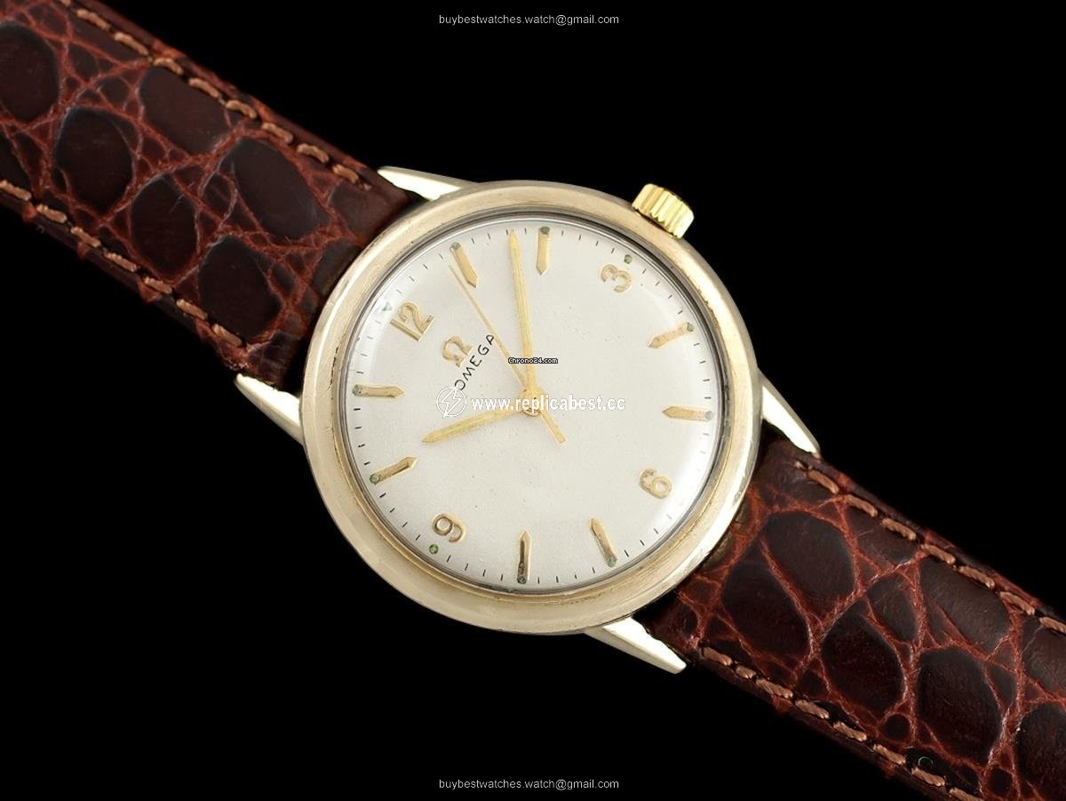 Omega Mens watch Unisex Automatic Gold Steel 6991