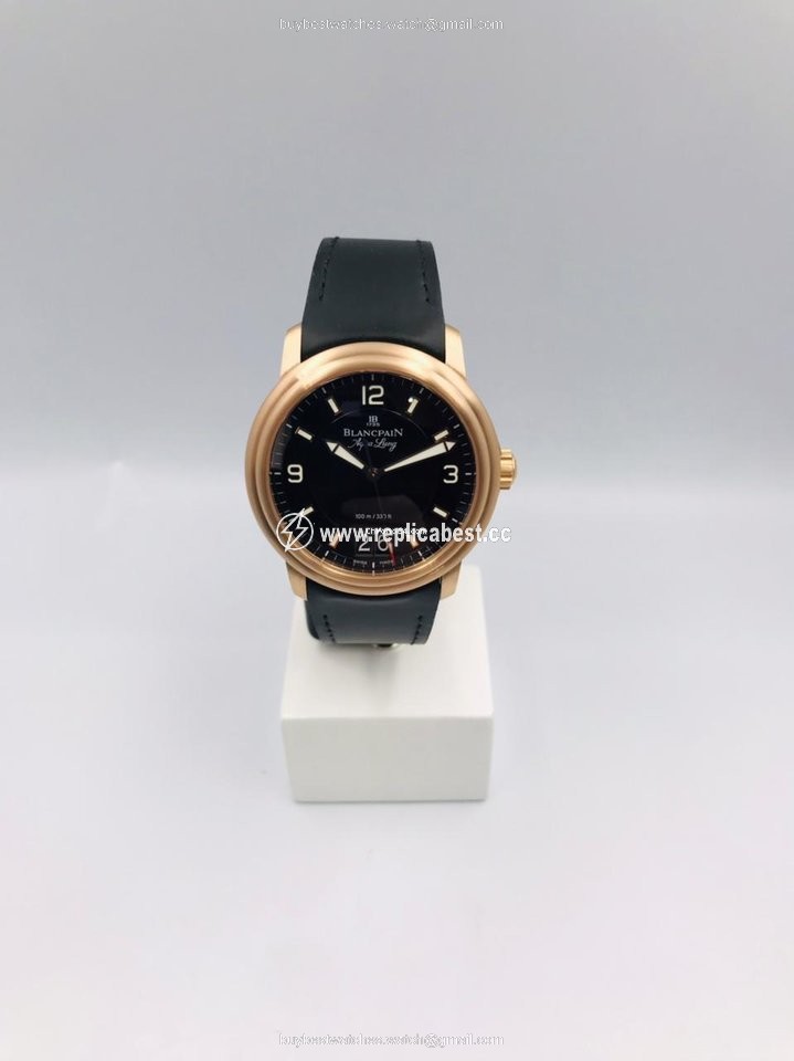Blancpain Mens watch Unisex Automatic Rose gold 2850B-3630A-64B