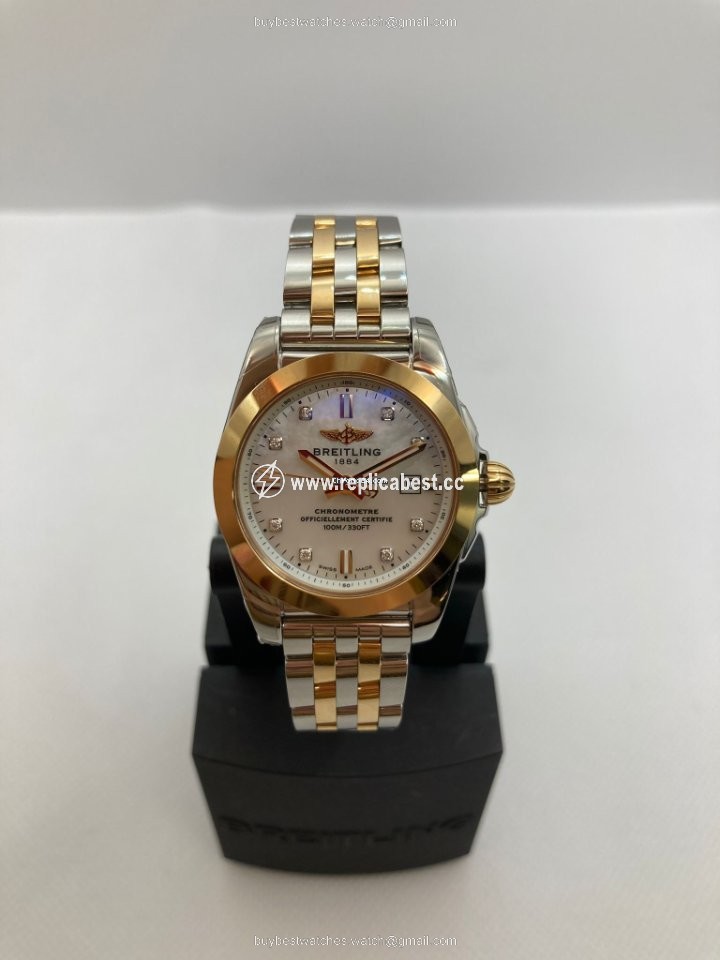 Breitling Galactic Womens watch Quartz Gold Steel C7234812 A792 791C