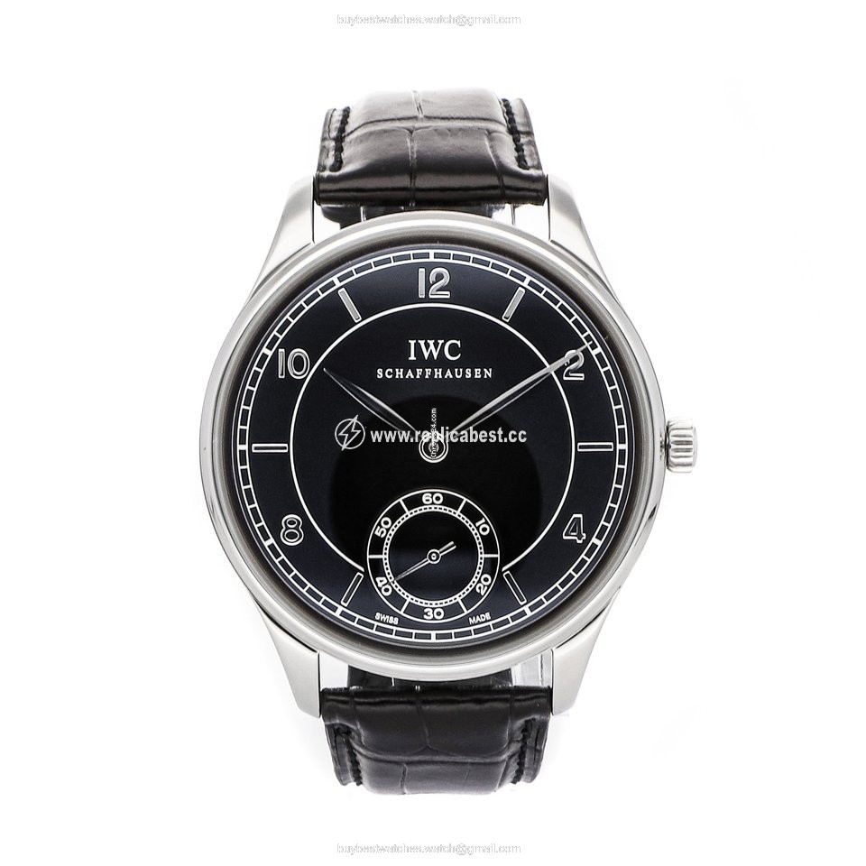 IWC Portuguese Hand-Wound Mens watch Unisex Manual winding Steel IW5445-01