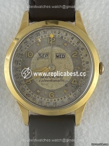 Movado Mens watch Unisex Automatic Yellow gold Movado Calendomatic