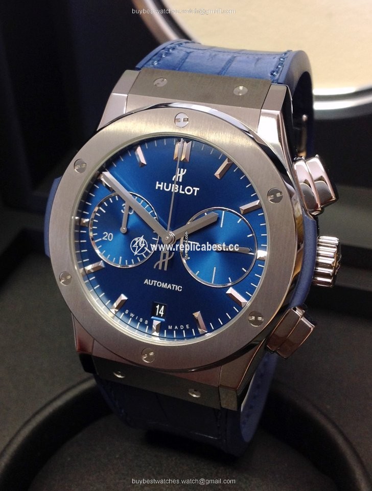 Hublot Classic Fusion Blue Mens watch Unisex Automatic Titanium 521.nx.7170.lr
