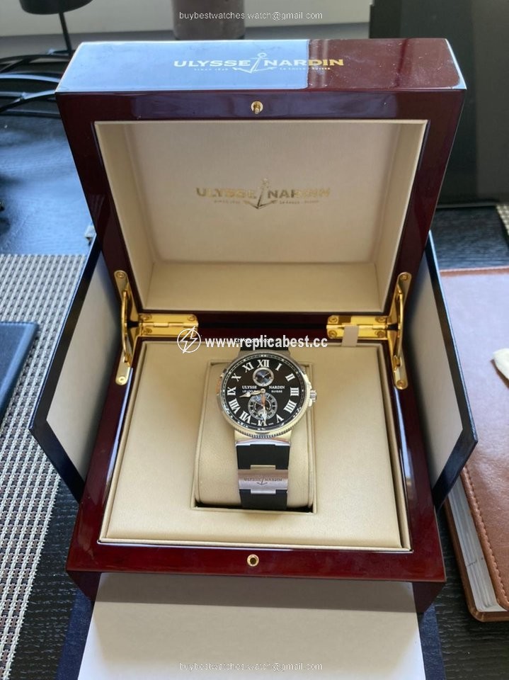 Ulysse Nardin Marine Chronometer 43mm Mens watch Unisex Automatic Steel 263-67