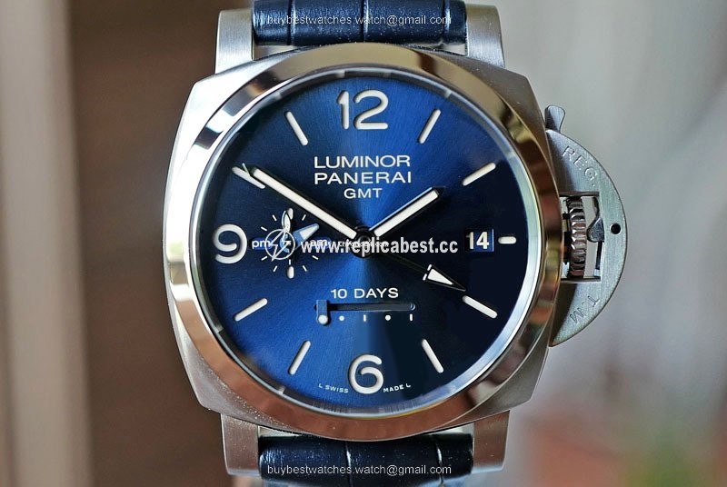 Panerai Luminor 1950 10 Days GMT Manual winding Steel PAM 986