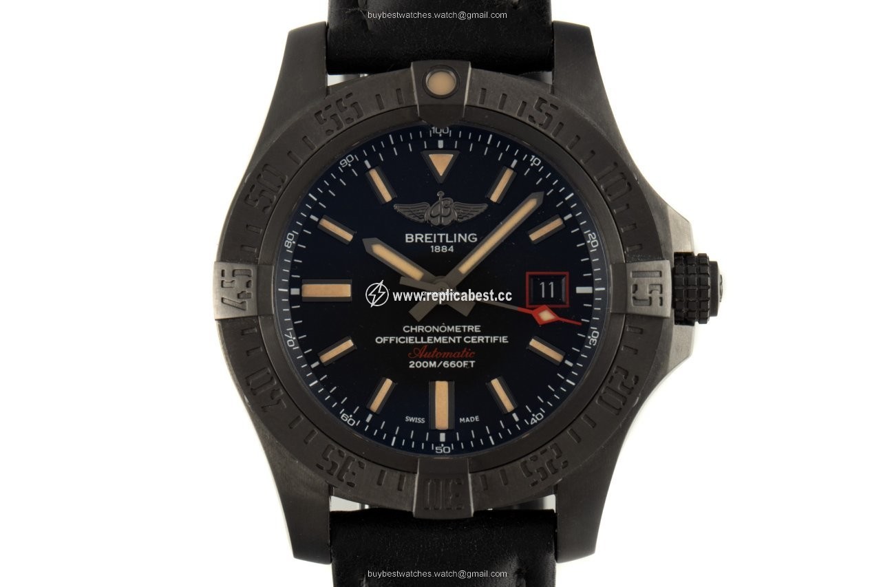 Breitling Avenger Blackbird 44 Mens watch Unisex Automatic Titanium V17311