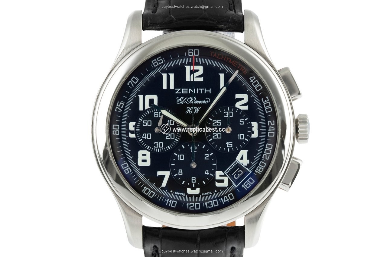 Zenith El Primero Chronograph Mens watch Unisex Manual winding Steel 02.0500.420
