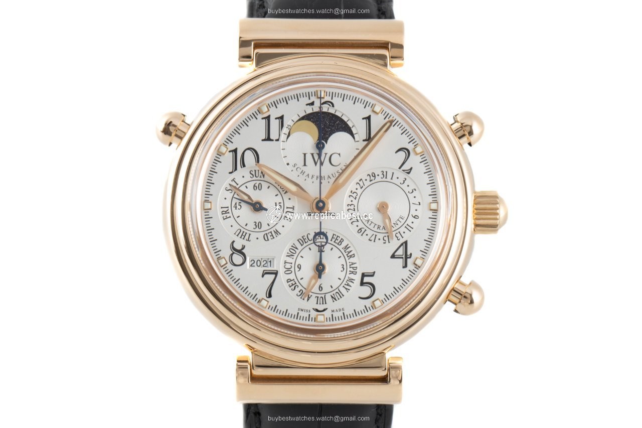 IWC Da Vinci Perpetual Calendar Mens watch Unisex Automatic Yellow gold 3754