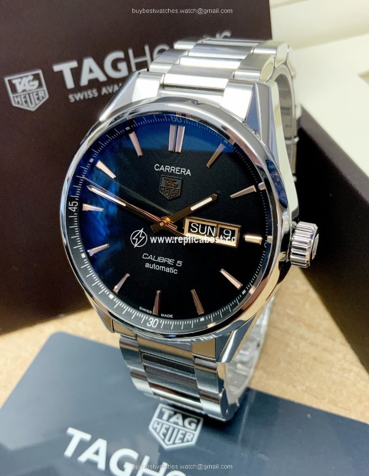TAG Heuer Carrera Calibre 5 Mens watch Unisex Automatic Steel war201c.ba0723