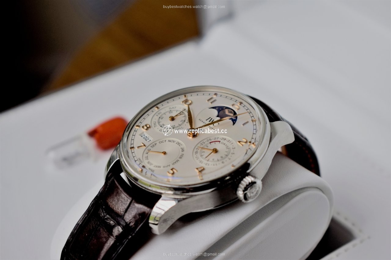 IWC Portuguese Perpetual Calendar Mens watch Unisex Automatic Steel IW503307