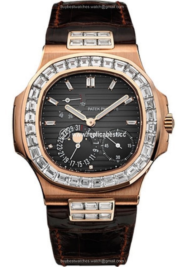 Patek Philippe Nautilus Mens watch Unisex Automatic Rose gold 5724R-001