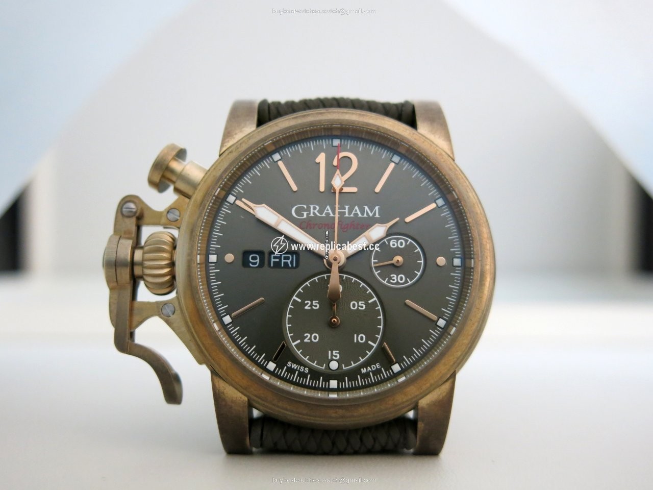 Graham Chronofighter Mens watch Unisex Automatic Bronze 2CVAK.G02A