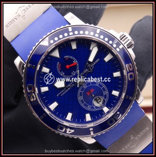 Ulysse Nardin Maxi Marine Diver Mens watch Unisex Automatic White gold 260-32-3A