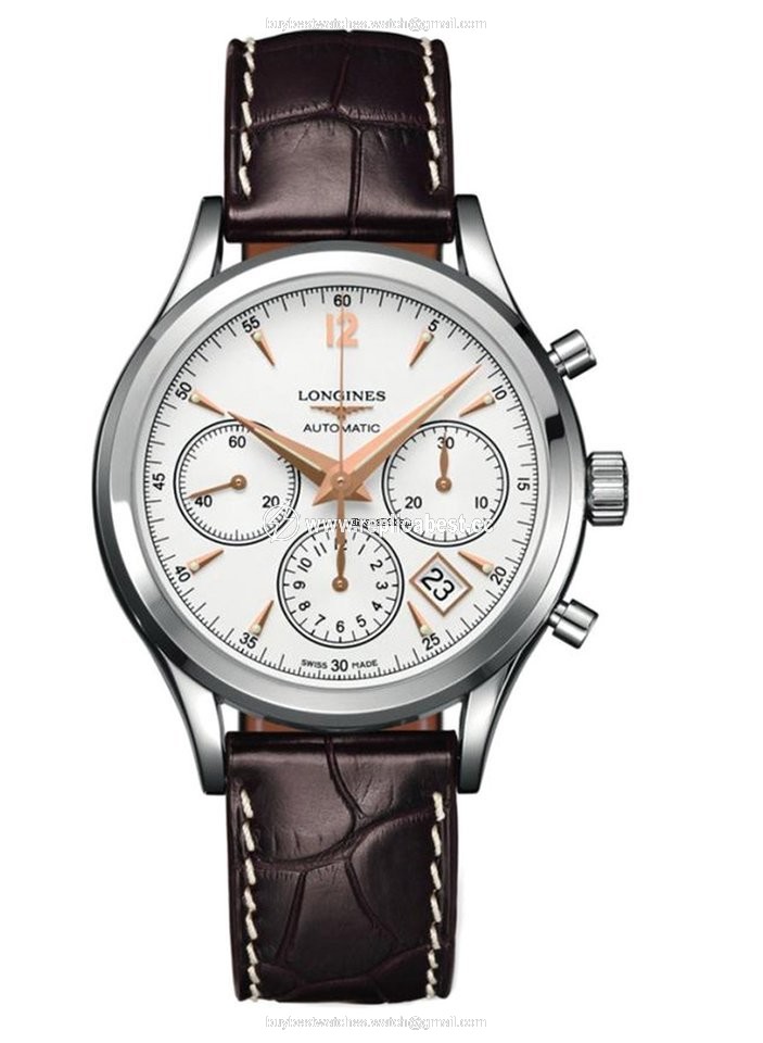 Longines Column-Wheel Chronograph Mens watch Unisex Automatic Steel L27504762