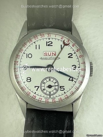 Jaeger-LeCoultre Mens watch Unisex Manual winding Steel Day Date Calendar