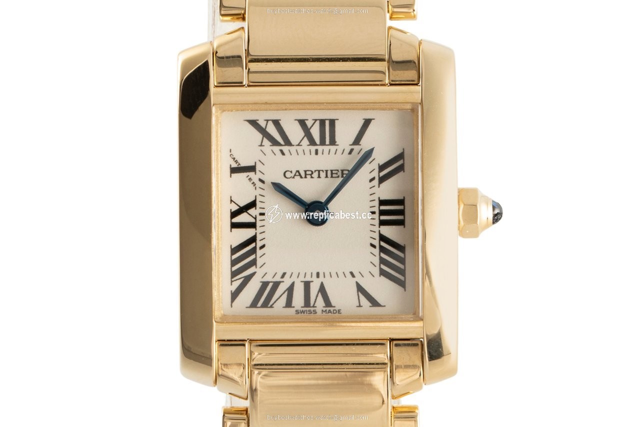 Cartier Tank Francaise Womens watch Quartz Yellow gold 2385