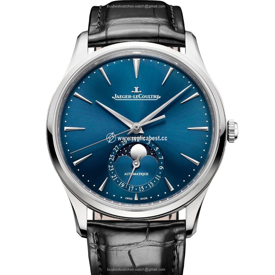 Jaeger-LeCoultre Master Ultra Thin Moon Mens watch Unisex Automatic Steel Q1368480 or 1368480
