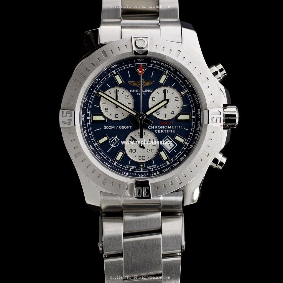 Breitling Colt Chronograph Mens watch Unisex Quartz Steel A7338811.C905.173A