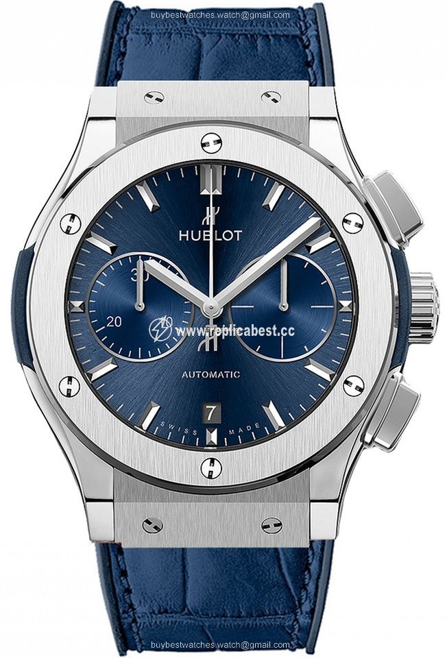 Hublot Classic Fusion Blue Mens watch Unisex Automatic Titanium 521.NX.7170