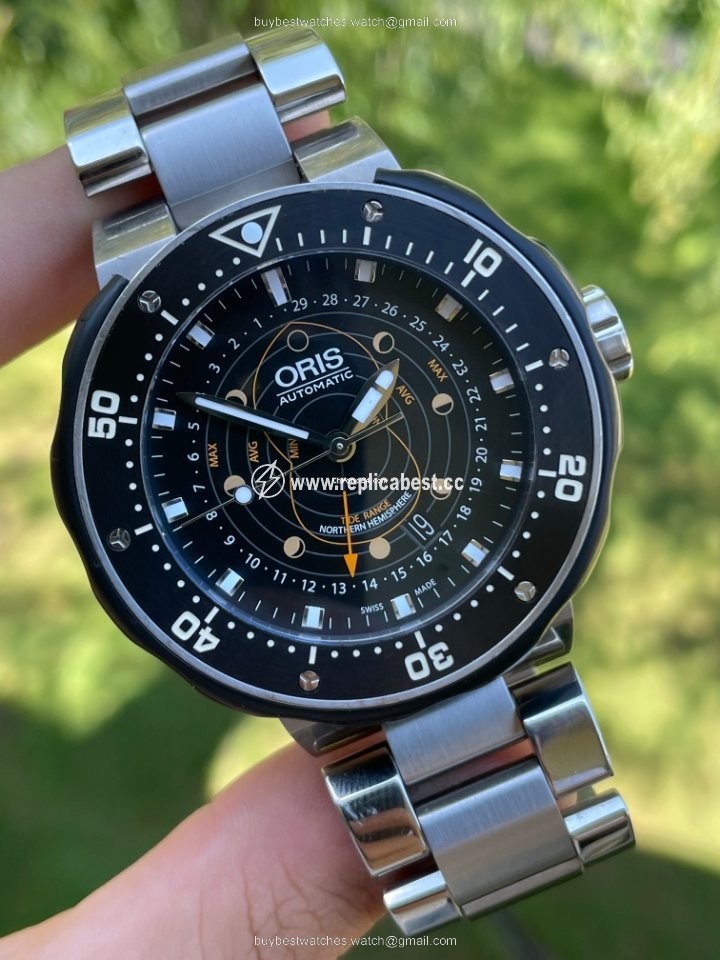 Oris ProDiver Pointer Moon Titanium 01 761 7682 7154-Set