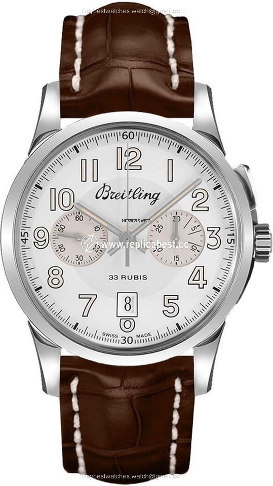 Breitling Transocean Chronograph 1915 Manual winding Steel AB141112-G799-739P