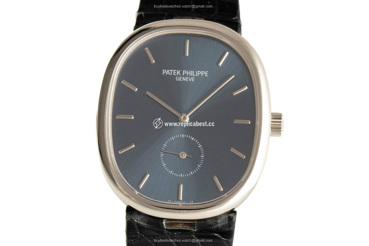 Patek Philippe Golden Ellipse Mens watch Unisex Manual winding White gold 3978