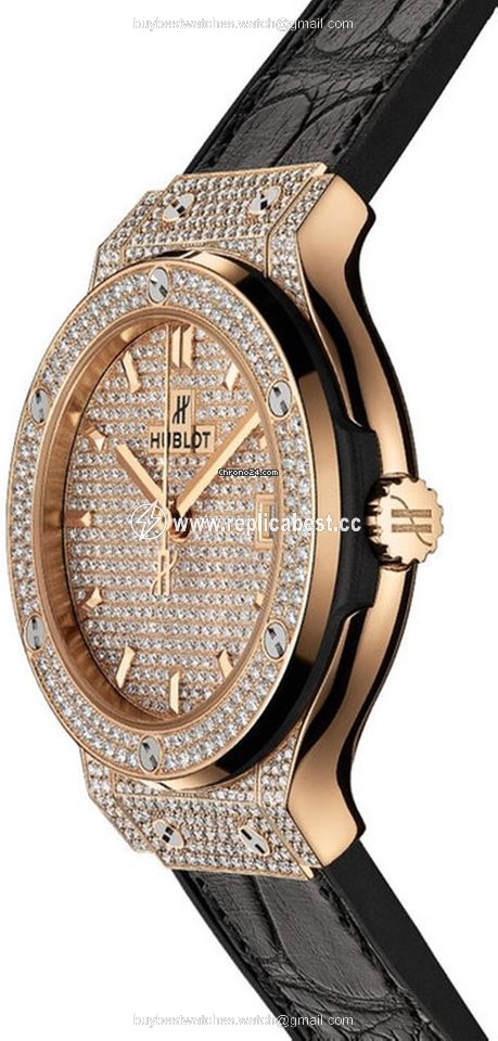 Hublot Classic Fusion 45, 42, 38, 33 mm Mens watch Unisex Automatic Rose gold 542.OX.9010.LR.1704