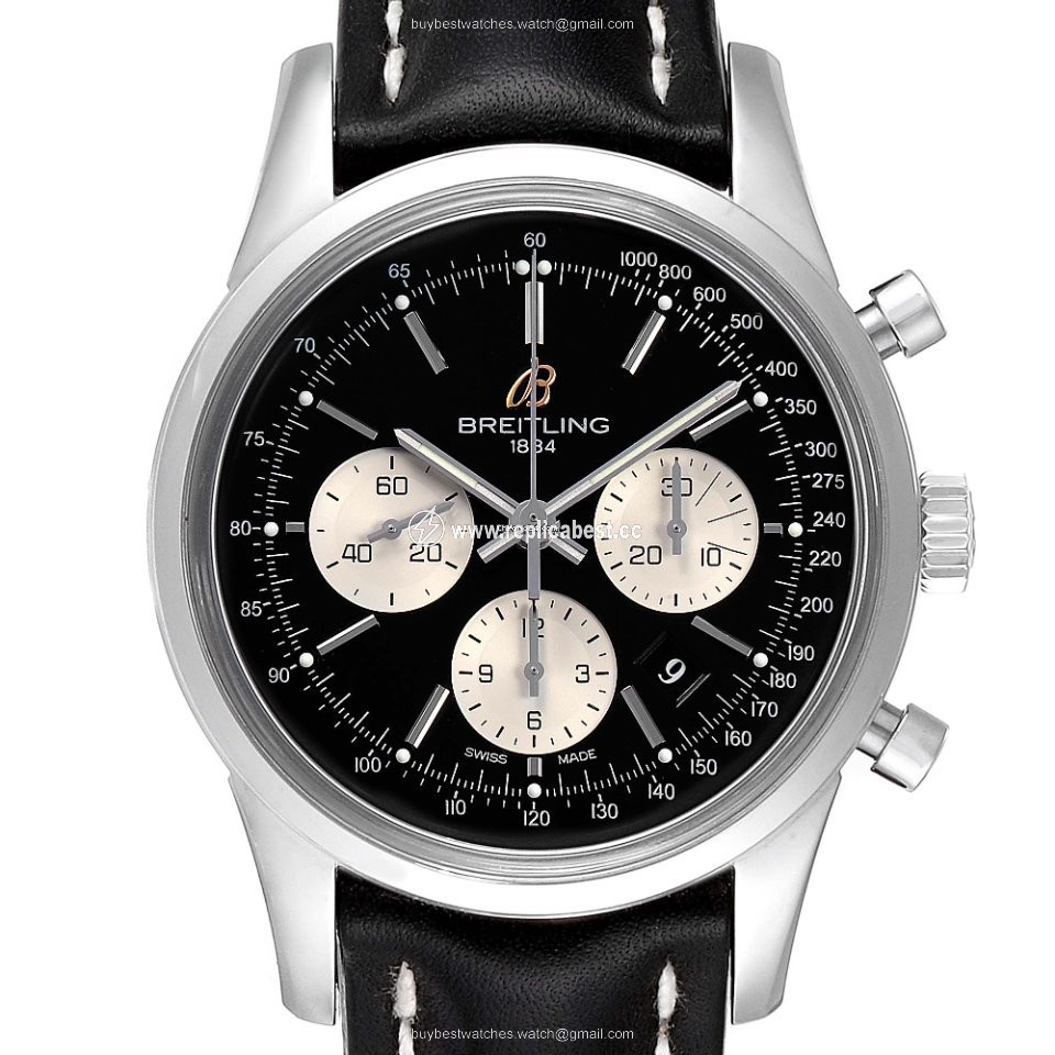 Breitling Transocean Chronograph Mens watch Unisex Automatic Steel AB0151