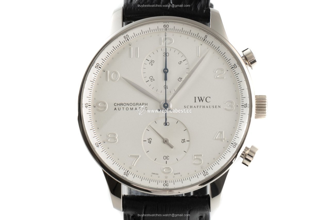 IWC Portuguese Chronograph Mens watch Unisex Automatic White gold IW371405