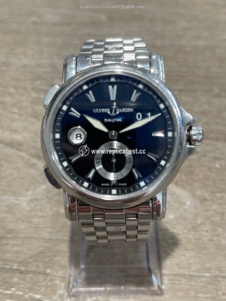 Ulysse Nardin Dual Time Mens watch Unisex Automatic Steel 243-55-7 62