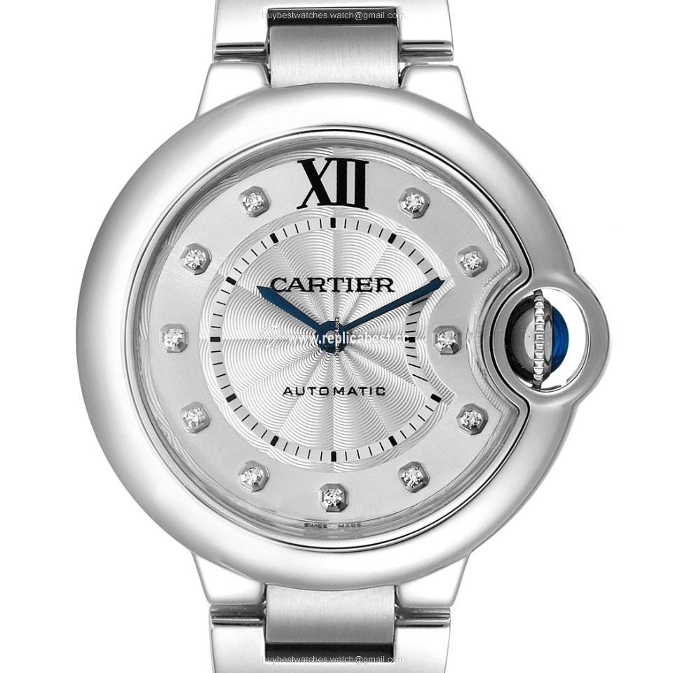 Cartier Ballon Bleu 33mm Womens watch Automatic Steel WE902074