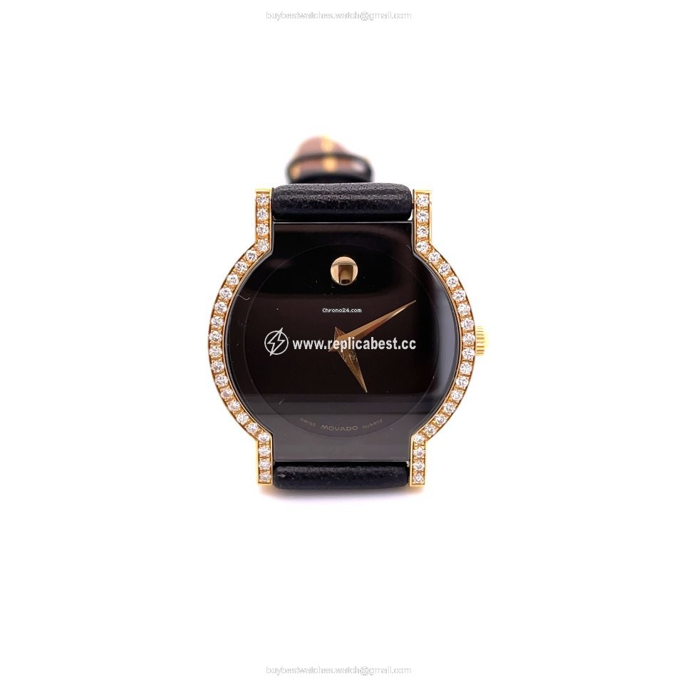 Movado Museum Womens watch Quartz Yellow gold 41-90-820