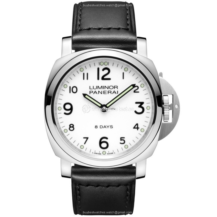 Panerai Luminor Base 8 Days Mens watch Unisex Manual winding Steel PAM00561