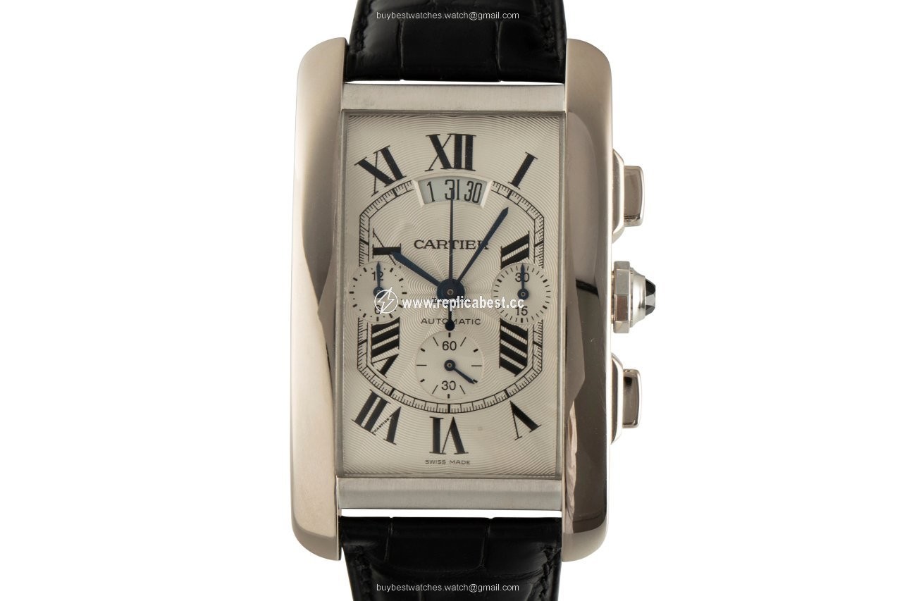 Cartier Tank Americaine Mens watch Unisex Automatic White gold W2609456