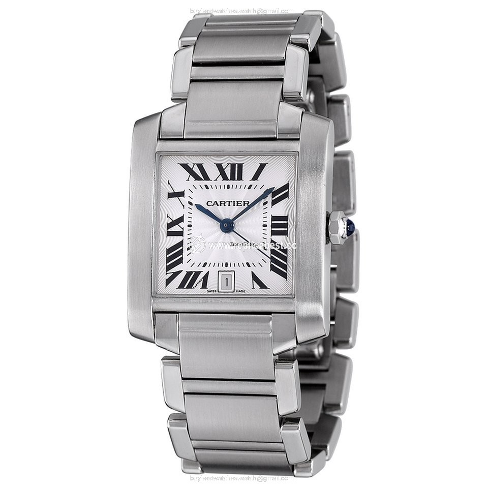 Cartier Tank Francaise Mens watch Unisex Automatic Steel W1002Q3