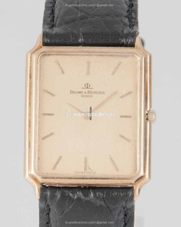 Baume & Mercier Mens watch Unisex Quartz Yellow gold 17348