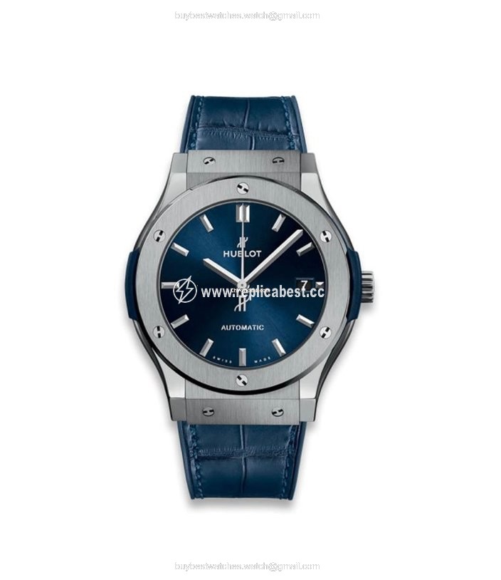 Hublot Classic Fusion Blue Mens watch Unisex Automatic Titanium 542.NX.7170.LR