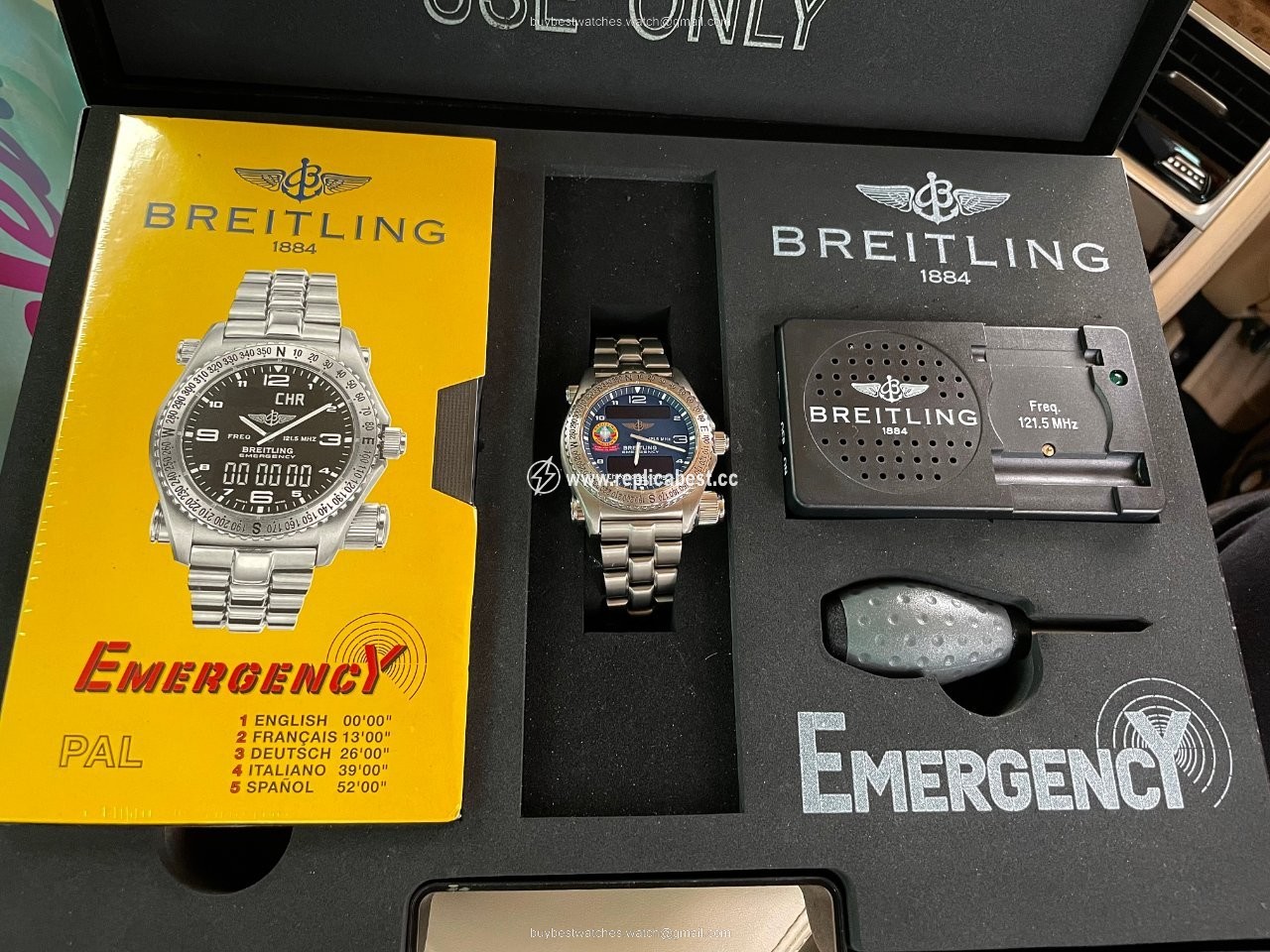 Breitling Emergency Mens watch Unisex Quartz Titanium E56321