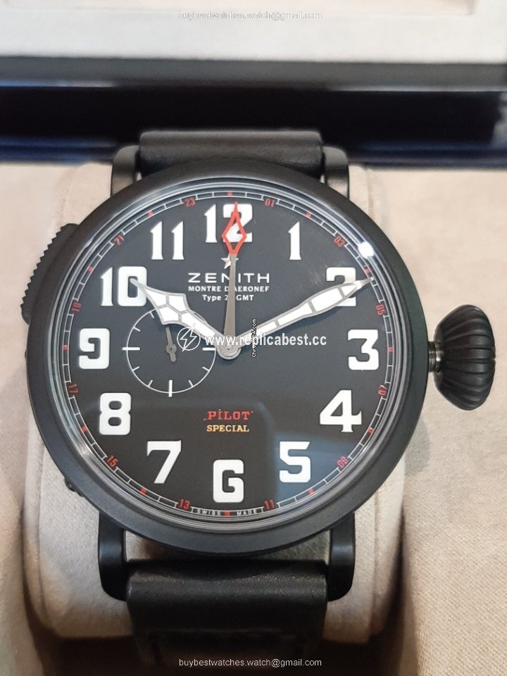 Zenith Pilot Type 20 GMT Mens watch Unisex Automatic Titanium 96.2430.693 21.C703
