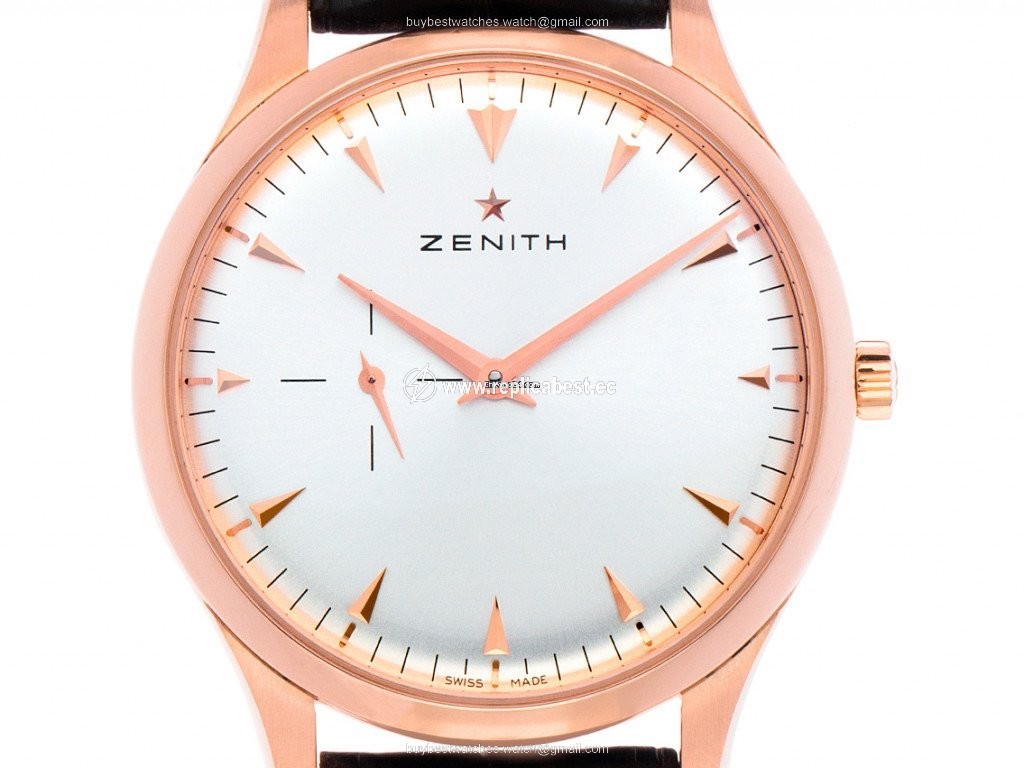 Zenith Elite Ultra Thin Mens watch Unisex Automatic Rose gold 18.2010.681 01.C498