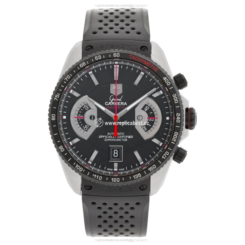 TAG Heuer Grand Carrera Mens watch Unisex Automatic Steel CAV511C.FT6016