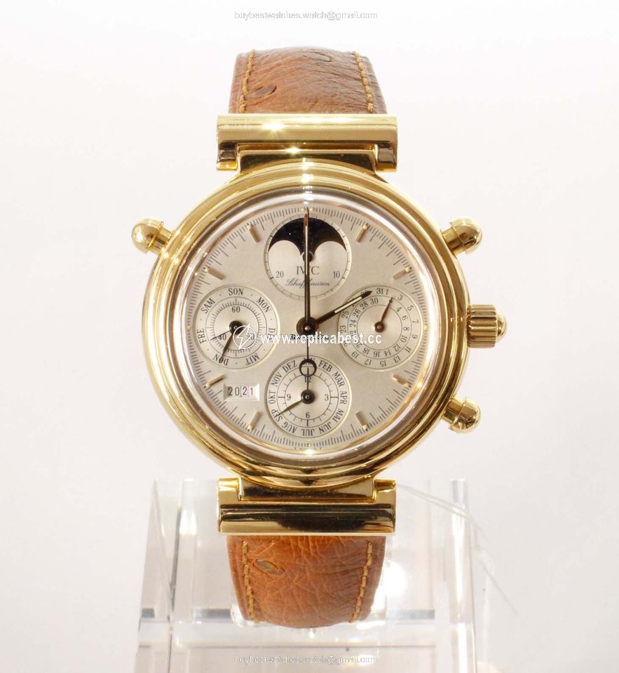 IWC Da Vinci Perpetual Calendar Mens watch Unisex Automatic Yellow gold IW3751